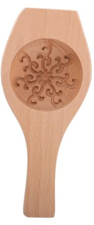 Cabilock Holzform Für Gedämpfte Brötchen Und Knödel Runde Ausstechform Aus Walnuss Für Traditionelle Gebäckformen Diy-backform Für Kekse Und Desserts