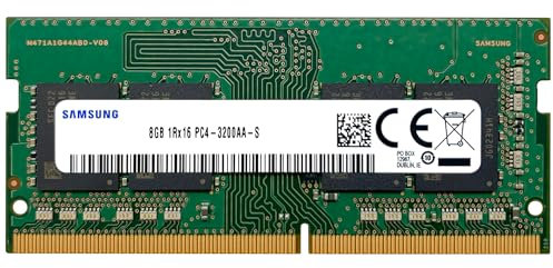 Samsung 8GB DDR4 3200MHz PC4-25600 (PC4-3200AA) CL22 SODIMM 1Rx16 Singolo grado 1.2V 260-Pin laptop, Notebook RAM Memory