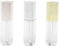 Ipetboom 3pièces Tube De Gloss à Lèvres Flacon Vide Pentagonal Pour Maquillage Avec Finition Glacée De Tubes Élégants or Et Rose Pour Femmes