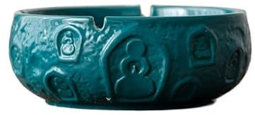 FZL02068LM Aschenbecher Aschenbecher Cameo Aschenbecher for Zuhause Wohnzimmer Schlafzimmer Desktop Büro Aschenbecher(Blue)