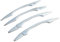 UJNHEQ Accessoires de Voiture Pièce Voiture pour Peugeot 3008 5008 GT 2017-2020 Bandes Décoratives Poignée Porte Extérieure Chromées 8 Pièces