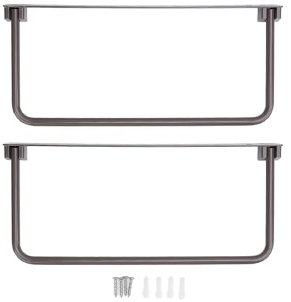 Qalvona Faltbarer Schuhhalter Aluminium Wandmontage 2 Stück, Klappbarer Schuhorganizer, Schuhehalter für Wohnmobil - Platzsparend, Stabil, Ideal für RV und Kleine Räume
