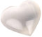 Selenite Intagliato Cuore Liscio Lucidato Cristallo 50mm 2