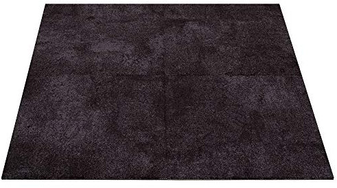 Objekt Teppichfliesen Beton-Optik Fliese Gewerbe Teppich 50x50cm, Farben:Anthrazit