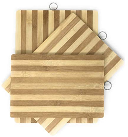 Rohi Natural Bamboo Wooden Chopping Boards – Cutting Board Medium (34cm x 24cm)