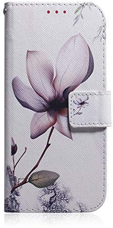 Sunrive Kompatibel mit TP-LINK Neffos X1 Lite Hülle,Magnetisch Schaltfläche Ledertasche Schutzhülle Etui Leder Case Handyhülle Tasche Schalen Lederhülle MEHRWEG(A181)