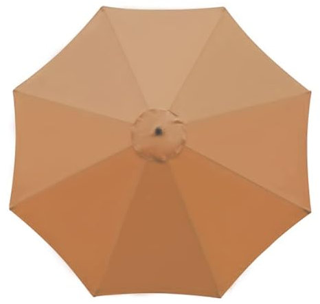 DSQSasahip Copre 3 m ombrello di ricambio baldacchino 8 costole ombrello da esterno sostituzione patio ombrello mercato ombrello per giardino, spiaggia, piscina, mercato tavolo (solo baldacchino)