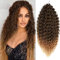 YEESHEDO 3 Packungen 22 Zoll Häkelzöpfe Haar, Haare häkeln lockig, Crochet Braids Hair Ocean Wave Crochet Hair Curly, Schwarz bis braun Deep Wave Hair Haarverlängerungen für Frauen Mädchen
