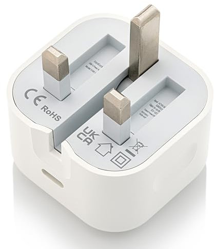 KamKorda USB C Plug 20W Charger Power Adapter | 1 Pack | Fast Plug | Compatible with iPhone 16 15 14 13 12 11 X XR XS 8 7 6 6S iPad Air Pods iWatch Galaxy S22 S21 A52s Pixel 6