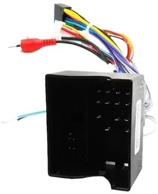 Faisceau de câbles d'autoradio, Prise 16 Broches, connecteur Femelle Quadlock, unité Principale du système Android, Adaptateur de câble RCA for Audi A3 8P A4 TT (Color : Cable)