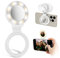 Magnetic Phone Light With Mirror, Compatible With iPhone, Rechargeable LED Selfie Ring Light, 3 Modes & Brightness Levels - 180° Flip for Vlog, Tiktok, Live Streaming