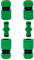 4PCS End Quick Connectors & 2PCS Double Male Hose Connectors for Hose Pipe Fitting 1/2 Plastic Tap Connector, Garden Hose Tap Connector Hose Pipe Fittings Kit
