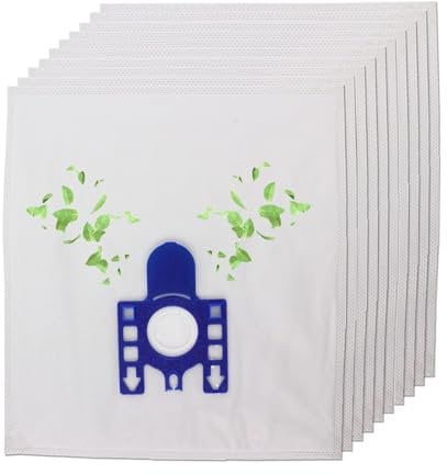 SMS HOME 10 Pack 3D Airclean GN Vacuum Bag for Miele Complete C2 C3 CX1 S400-S456i S600-S658 S800-S858 S2111 TT5000 S5210 S5211 S5261 S8320 Cat & Dog with 4 filters allergy free