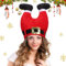 Figarge Weihnachtsmütze Nikolausmütze Weihnachten Nikolaus Rot für Erwachsene Weihnachtsdeko Geschenk Clown Hut Weihnachtsfeier Weihnachtsmarkt (Rot)