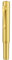 Hongdian M2 Black Forest Mini Fountain Pen, Fine Soft Golden Nib & Sleek Shape Brass Short Pocket Travel Pen (Glossy Brass)