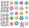 GLOBLELAND Stanzformen Mit Linien Und Blumen Metall Frühlingsblumen Und Blätter Stanzungen Florale Stanz Und Prägevorlagen Für Scrapbooking Basteln Papierkartenherstellung