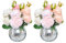 Générique Boule A Facette Vase Disco, Boule Disco Plante, Jardinière Boule Disco, Vase À Disco, Boule Disco Miroir, Pot De Fleurs Boule Disco À Suspendre, Pots De Fleurs Disco Argentés