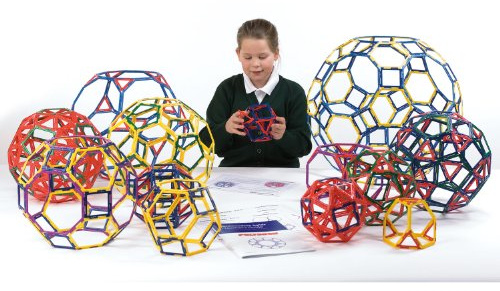 Polydron Frameworks Archimedean Solids Set Small Educational Construction Toy Suitable for Children 6+ Years Old