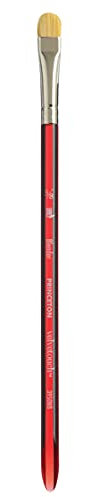 Princeton Velvetouch Artiste, Mixed-Media Brush for Acrylic, Watercolor & Oil, Series 3950 Willow's Blender Luxury Synthetic, Size 3/8