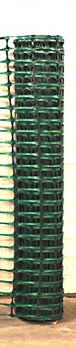 Absperrzaun, Bauzaun, Warnzaun grün, 1x25m, 140g/m², zur Kennzeichnung und Absicherung von Baustellen und Gefahrenstellen