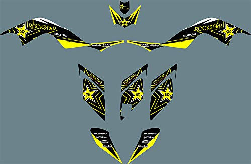 DST0709 3M Custom Motorcross Aufkleber Motorrad Aufkleber ATV Grafik-Set für Yamaha Raptor 700 2006 07 09 10 11 12