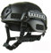 ROKFSCL Taktischer Helm, leichter Armee-Militär-Stil, Schnellhelm, SWAT-Kampf, für Outdoor-Airsoft, Paintball, CS-Spiel, CQB, Sicherheits-Kopfbedeckung (schwarz)