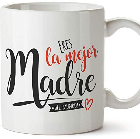 MUGFFINS Tazas para Mamá – Eres la mejor madre (Modelo 2) – Regalos para el día de la Madre/Desayunos originales