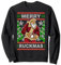 Rugby Ugly Christmas Santa Merry Ruckmas Rugger Weihnachts Sweatshirt