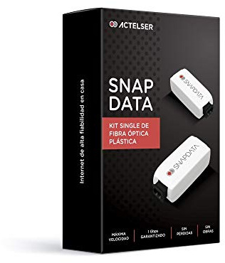 Pack Teletrabajo ACTELSER Kit Single Snap Data 20 Metros + modulo WiFi