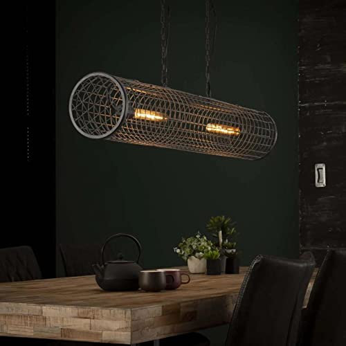 famlights Hängelampe Küche Modern, Billardtisch Lampe Nicolas/Vintage Esszimmerlampe industrial/Dimmbar Hängelampe Metall Esszimmer/Deckenleuchte Pendelleuchte Hängeleuchte rustikal / E27