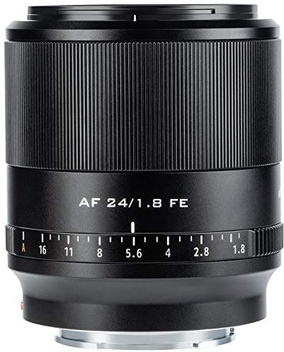 VILTROX AF 24mm F1.8 FE Weitwinkel Festbrennweite Objektiv für Sony E Mount Alpha A9 A7R IV A7S III A7R II A6600 (Autofokus Vollformat APS-C kompatibel)