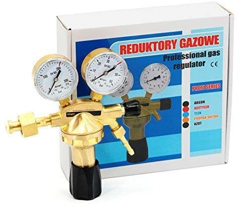Gasflasche Réducteur d'azote 0-40 bar Régulateur de pression pour climatisation 1/4 6,3 mm