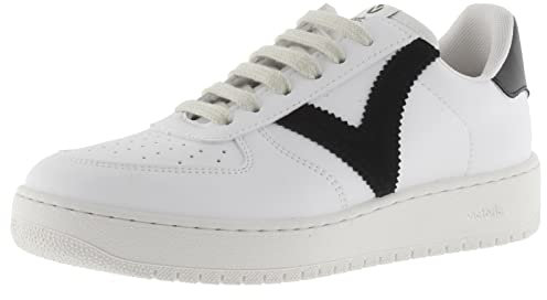 victoria Basket Unisex Madrid Efecto Piel & Piezas Color En Contraste 1258201 para Adulto Negro 45