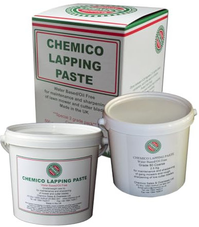 Chemico County Lapping Paste 2 Grade Pack. 1 x 500gm 80 grit / 1 x 500gm 120 grit.