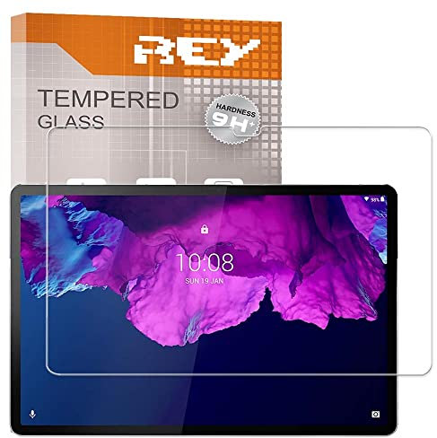 REY 2X Protector de Pantalla para Lenovo Tab P12 Pro 12,6, Cristal Vidrio Templado Premium, Tablet