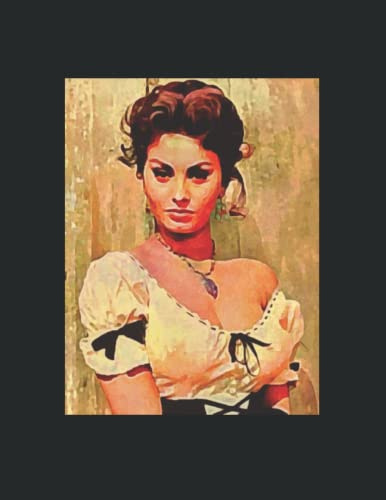 Sophia Loren Recipe Journal: Pizza Pasta Italian Food Recipes Notebook - Blank Book for You to put Your Recipes Into
