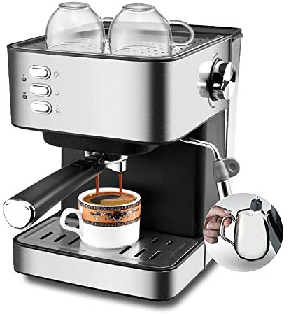 DSDD Máquina de café en cápsula, Leche de Varita de Vapor semiautomática para Oficina en casa, Mini máquina de café Espresso, Compatible con cápsulas, cafetera de una Sola porción