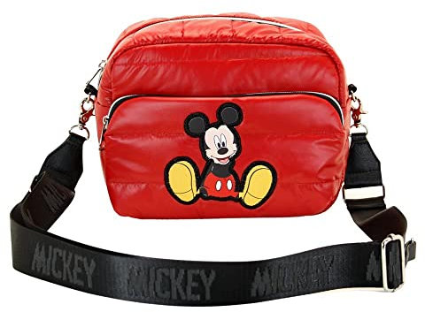 Micky Maus Shoes-Padding IBiscuit Schultertasche, Rot