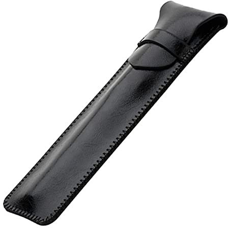 lixulluo Leather Pen Case Holder Single Pen Pouch Pen Protective Sleeve PU Leather Single Fountain Pen Case Protective Pen Sleeve for Home Office Pen Pencil Ballpoint Pen Stylus