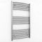 400mm Wide Curved Chrome Heated Bathroom Towel Rail Radiator For Central Heating UK (400 x 900 mm (h))
