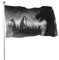Dekorative Hausflagge Hofbanner Wikinger Drachenboote Druck, Urlaub Willkommen Gartenflaggen Rasen Hängende Dekoration 90 x 150 cm