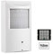 REVODATA HD 5MP PIR Audio POE IP Kamera, 3.7mm Objektiv 80° View 940nm LED IR Nachtsicht CCTV Kamera, mini Indoor Sicherheit PIR Video Camera P2P H.265 (IPIR-P-A-HS Weiß)