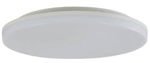 PRIOS LED Deckenlampe mit Sensor Artin Bewegungsmelder (Modern) in Weiß (1 flammig,) - Deckenleuchte Lampe Badezimmerleuchte