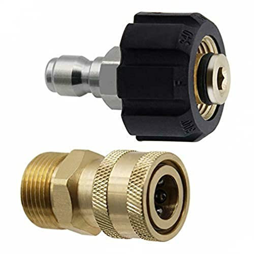 SPORTARC M22-14 Pressure Washer Adapter Set,3/8 Quick Connect Swivel Accessories Adaptors, High Pressure Water Male Sprayer Pipe Hose Fitting Kit