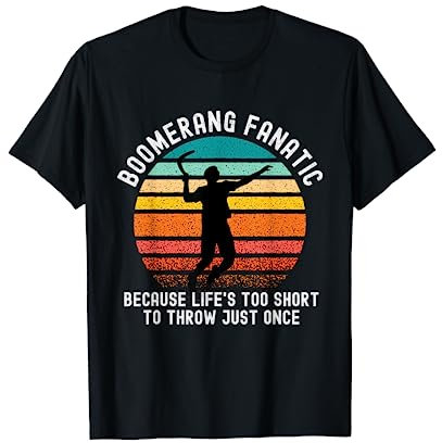 Lustige Bumerang Sprüche für Bumerang Sport Fans T-Shirt