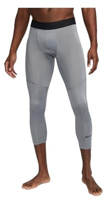 Nike FB7950-084 M NP DF 3QT Tight Leggings Herren Smoke Grey/Black Größe L