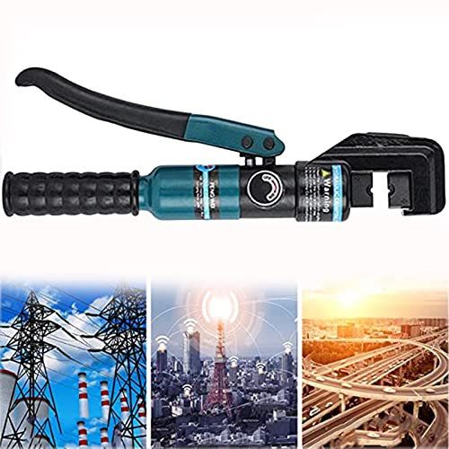 LTSRLL Hydraulische Presszange, Manuelle Krimperzange, Quetschzange, Crimpzange Handbetätigte Werkzeuge, für Crimpen von Kupfer/Aluminium-Klemmen, Schnelle Crimpgeschwindigkeit,YQK-70