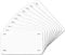 Lucaser 6x3 10-Pack Sublimation Number Plate Blanks Heat Transfer DIY Picture Aluminum Number Plate Tags