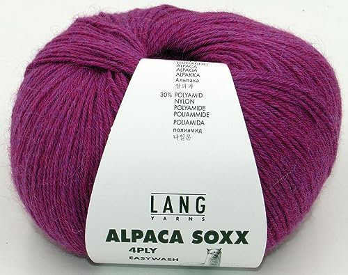 Lang Yarns Alpaca Soxx 4-ply 1062.0165 - Pink Melange