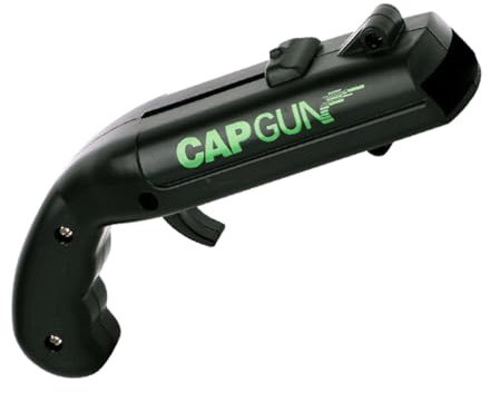 RADIXIUM Cap Gun Bottle Opener, Launcher Shooter Funny Shoots Gun Creative Beer Opener for Drinking Game Family Party Bar Outdoor Barbecue (black)